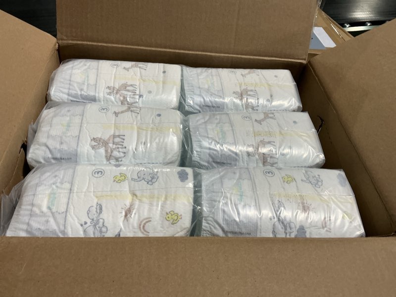 Condition photo showing New/Like New for Pampers Swaddlers Diapers, Size 3 (13-26 lbs), 168 Count, Absorbent, Keeps Baby Dry and Comfortable, Skin Safe Disposable Baby Diaper Size 3 168