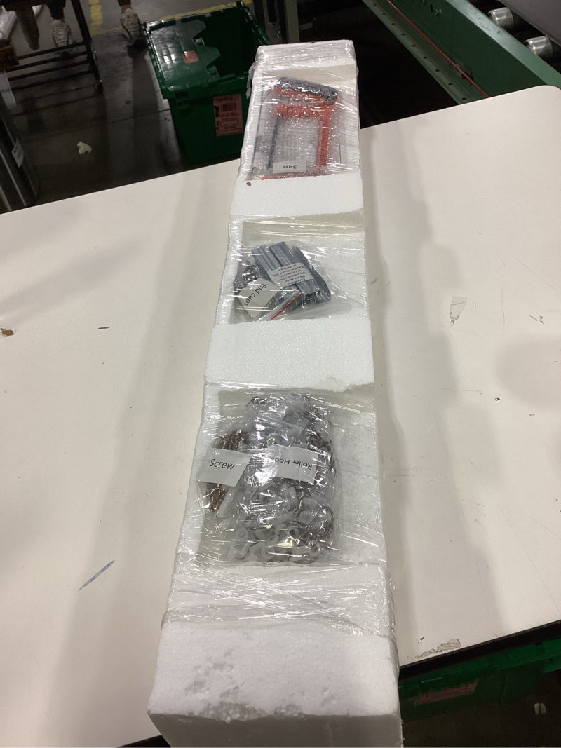 Condition photo showing Good Condition for Ceiling Curtain Track, Curtain Track with Roller Hooks, 15ft - 18ft Ceiling Mounted Rail Set for Room Divider, White 15ft - 18ft White