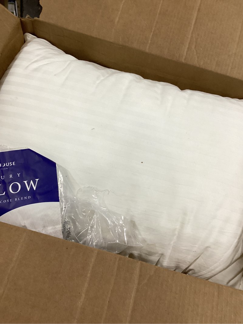 Condition photo showing Good Condition for Cosy House Collection Luxury Rayon Derived from Bamboo Shredded Memory Foam Pillow - Adjustable & Removable Fill - Cool & Breathable Cover with Zipper for Side, Back, & Stomach Sleepers (King) White King (Pack of 1)