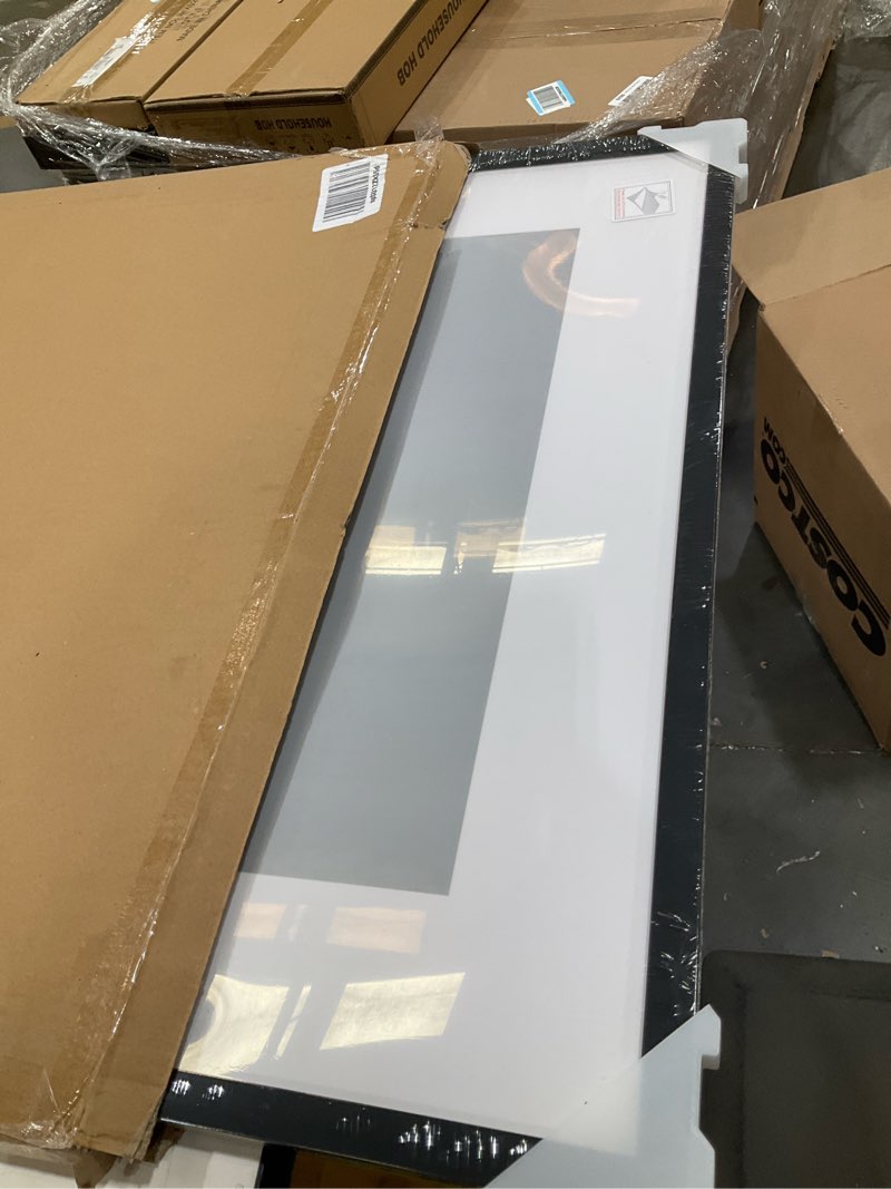Condition photo showing Good Condition for upsimples 24x30 puzzle frame, display pictures 18x24 with mat or 24 x 30 without, wall hanging poster frames, black, 1 pack black 24x30
