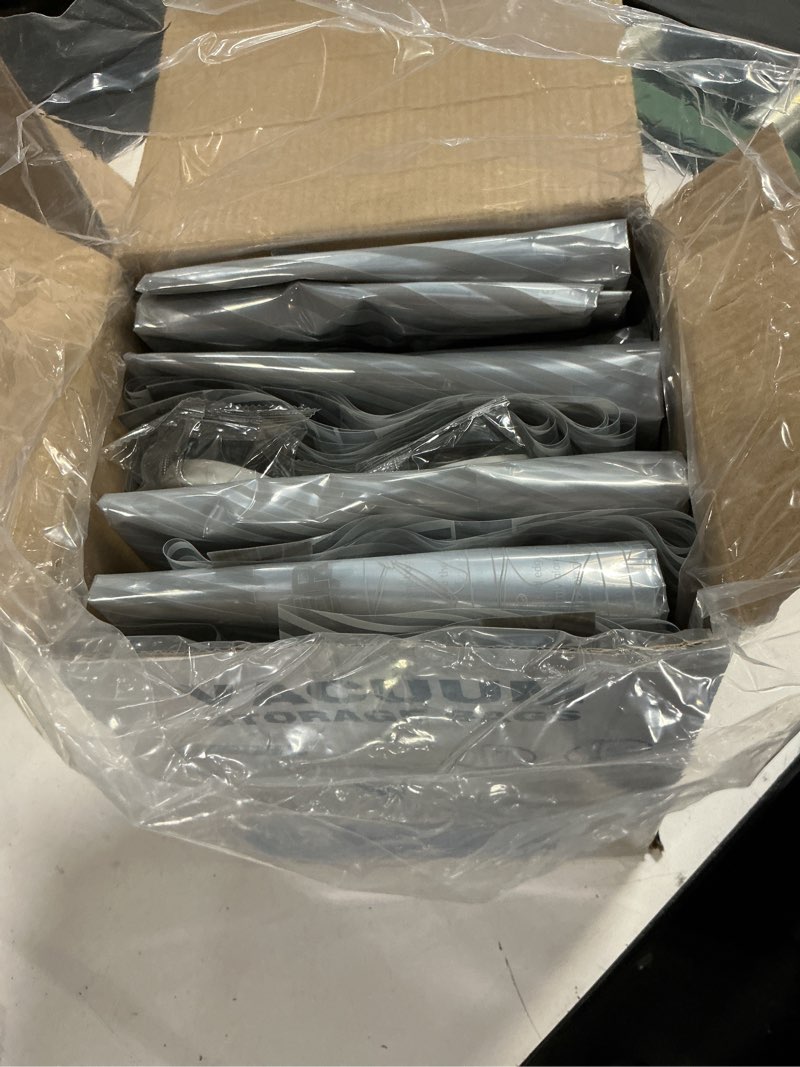 Condition photo showing New/Like New for 16 pcs vacuum seal bags for clothing with electric air pump, compression space saver, vacuum storage bags for luggage, travel, blankets, pillows, bedding and moving, hand pump included 16 combo - couple travel kit