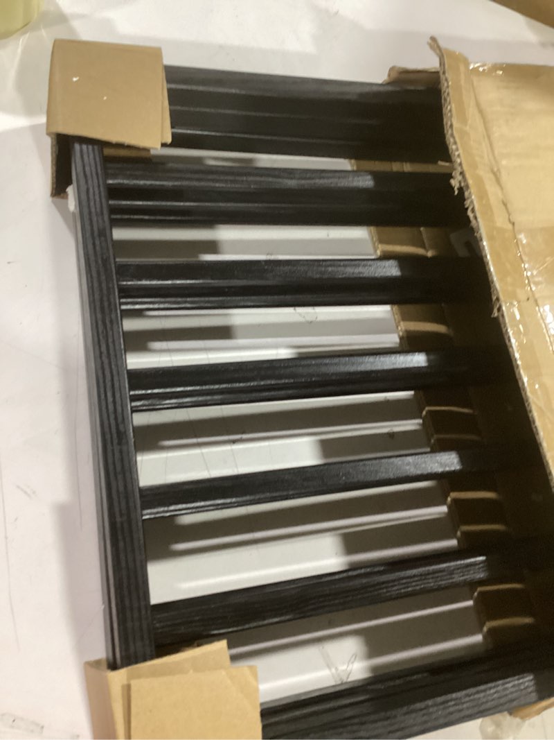 Condition photo showing Good Condition for Pet Gate - 3-Panel Indoor Foldable Dog Fence for Stairs, Hallways, or Doorways - 54x24-Inch Wood Freestanding Dog Gates by PETMAKER (Black) Black 3 Panel