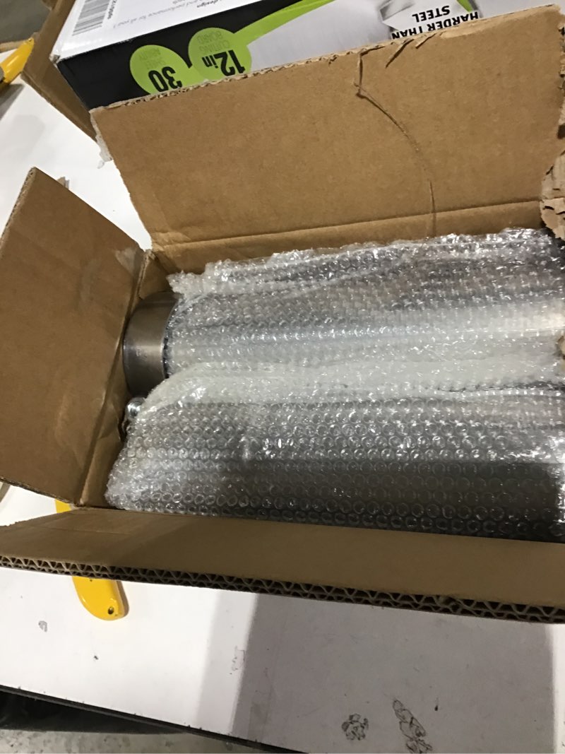 Condition photo showing New/Like New for 3 inch Straight Mandrel Exhaust Extension Pipe with Clamp, 60cm Length Stainless Steel 3" OD Mandrel Exhaust Tube Straight DIY Pipe Universal Fitment (2 pack, Slip-On design) 2 Pack 3.0 Inch OD