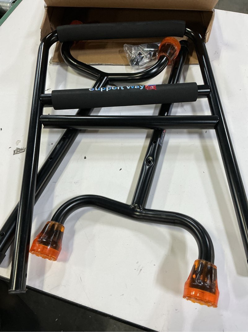 Condition photo showing Good Condition for stand assist for elderly couch & chair riser - heavy-duty steel frame, adjustable standing aid device for seniors, supports 450lbs, non-slip black mobility helper