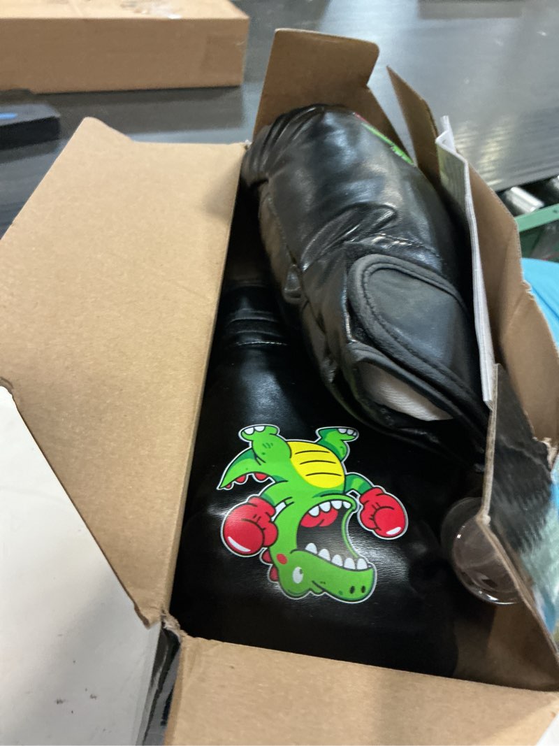 Condition photo showing Good Condition for punching bag for kids 65" inflatable dinosaur kids punching bag with boxing gloves boxing bag set with pump dinosaur & hitting target pattern 2 in 1 birthday gifts for boys & girls age 3-12
