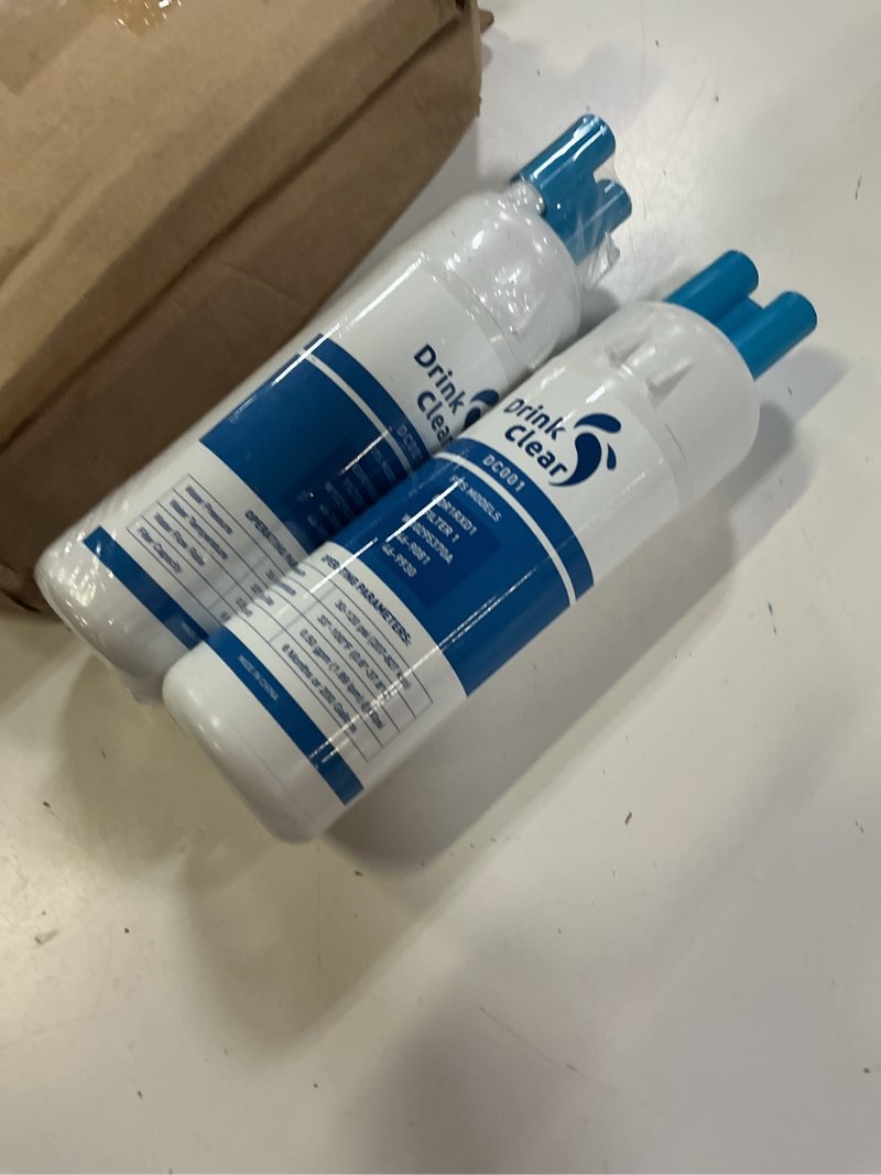 Condition photo showing As Is for replacement for whirlpool edr1rxd1, p8rfwb2l, w10295370a, compatible with kenmore 9081, whr1rxd1, p4rfkb2, 46-9081, 46-9930 refrigerator water, pack of 3