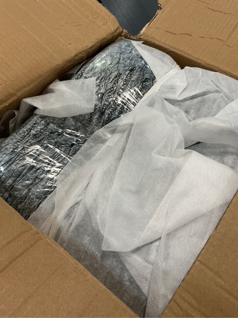 Condition photo showing Good Condition for EHEYCIGA Foldable Human Dog Bed, 72"x44"x11" Orthopedic Memory Foam Human Sized Dog Bed, Waterproof Pet Bed for People, Faux Fur Pet Couch for Adult with Non-Slip Bottom, Grey 72x44x11(Folded 44x36) Grey