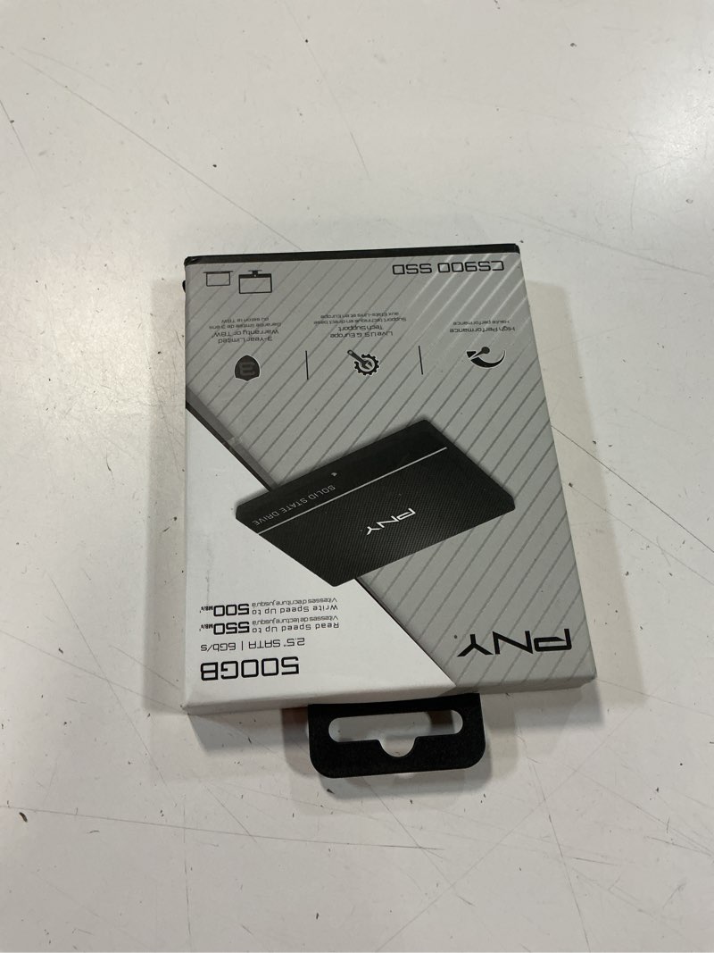 Condition photo showing New/Like New for pny cs900 500gb 3d nand 2.5" sata iii internal solid state drive (ssd) - (ssd7cs900-500-rb)