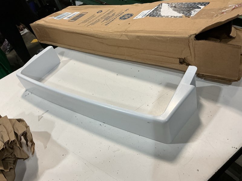 Condition photo showing New/Like New for partsbroz wr17x30024 fresh food fixed shelf door bin - compatible with general electric hotpoint refrigerator - replaces wr17x21154 ap6995233 ps16220233 gie18gsndrss gts18gshjrss
