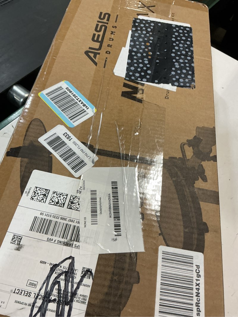 Condition photo showing Good Condition for alesis drums nitro max expansion pack - electric drum set expansion for nitro max kit with mesh tom pad, 10" cymbal with choke and connection cables