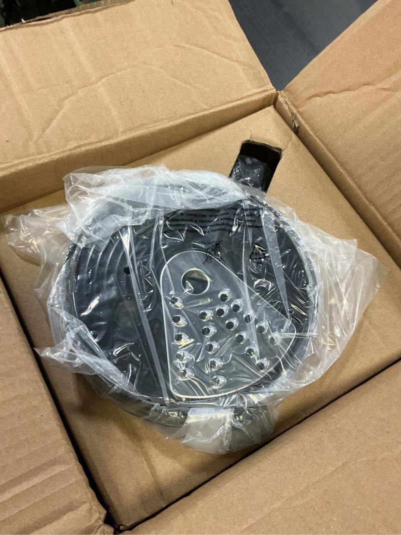 Condition photo showing New/Like New for smart food processor and vegetable chopper, 6 automatic functions, bpa free, stainless steel blades, 12 cup bowl, 600-watt motor, black