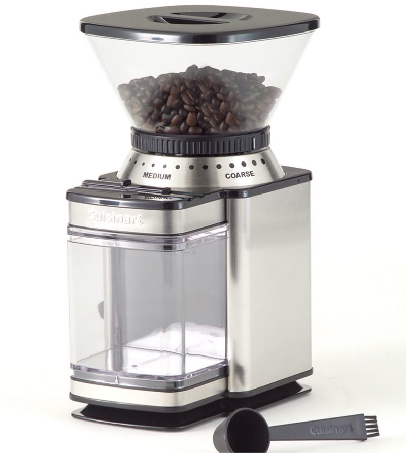 Cuisinart Automatic Burr Mill - Stainless Steel - DBM-8P1: 18 Settings, Electric Coffee Grinder, 32 Cup Capacity, Safety Interlock