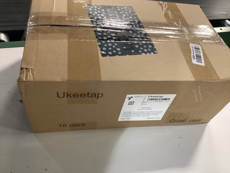 Condition photo showing New/Like New for 16 pack extra large heavy duty moving bags, clear storage bins with lids, reinforced handles & heavy-duty zippers moving boxes storage bags totes for clothes packing, dorms, college supplies, clear clear 16 pack