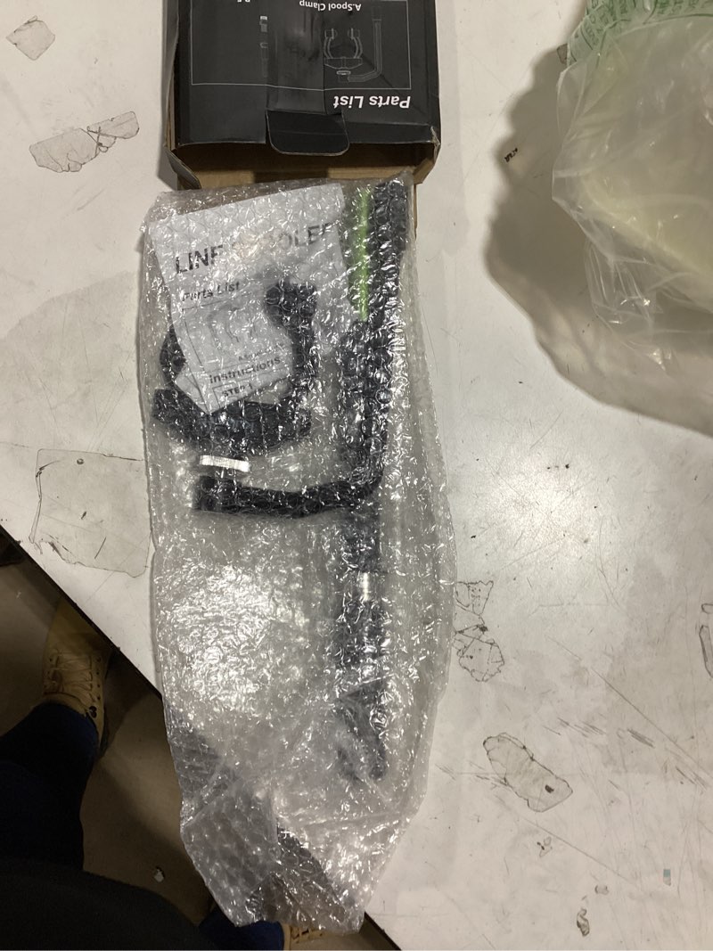 Condition photo showing As Is for fishing line spooler, adjustable line winder,no line twist, portable for casting & spinning and trolling reel