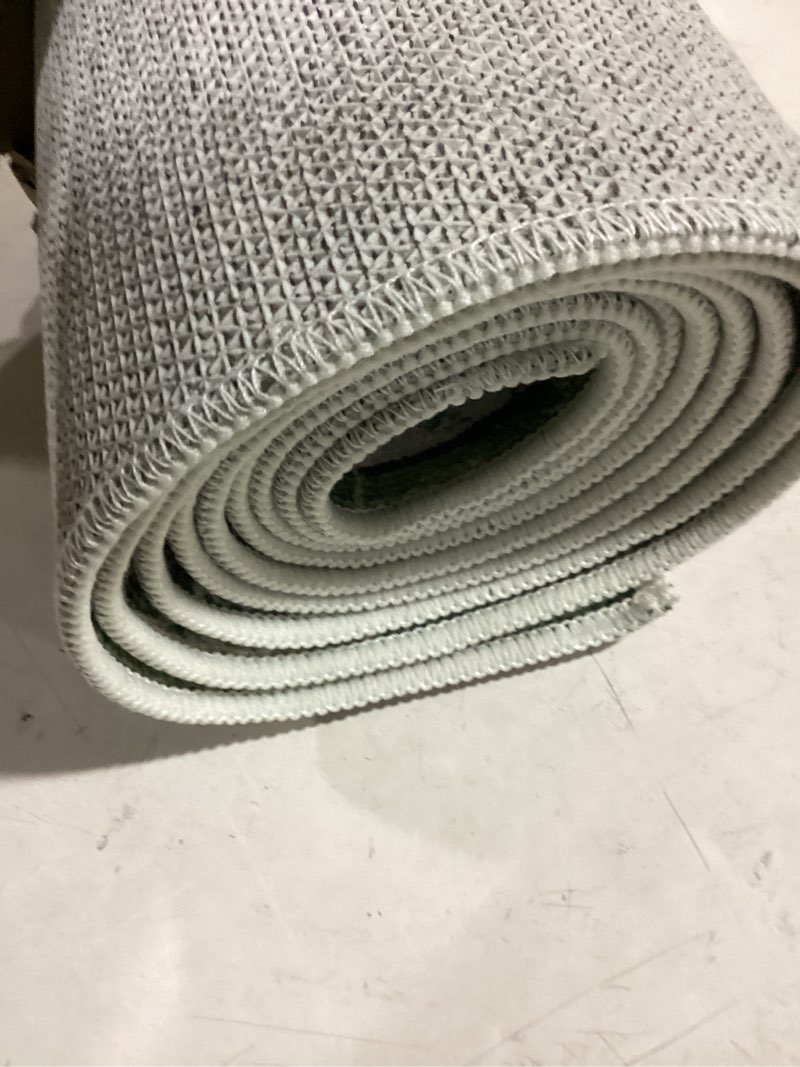 Condition photo showing As Is for u'artlines washable boho area rug, 2x3 small soft non slip vintage doormat for indoor front door green mat carpet for entryway kitchen bathroom bedroom 2' x 3' (runner) green