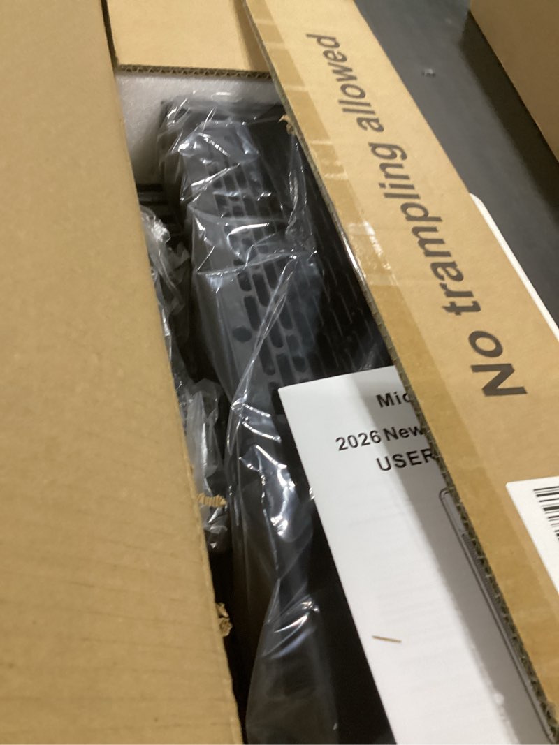 Condition photo showing As Is for Space Heater, 25" Space Heaters for Indoor Use, 1500W Electric Heaters with Remote, Tower Heater with Overheat & Tip-Over Protection, Quiet, Fast and Safe Heating for Room Bedroom Office Home 1500W Space Heater