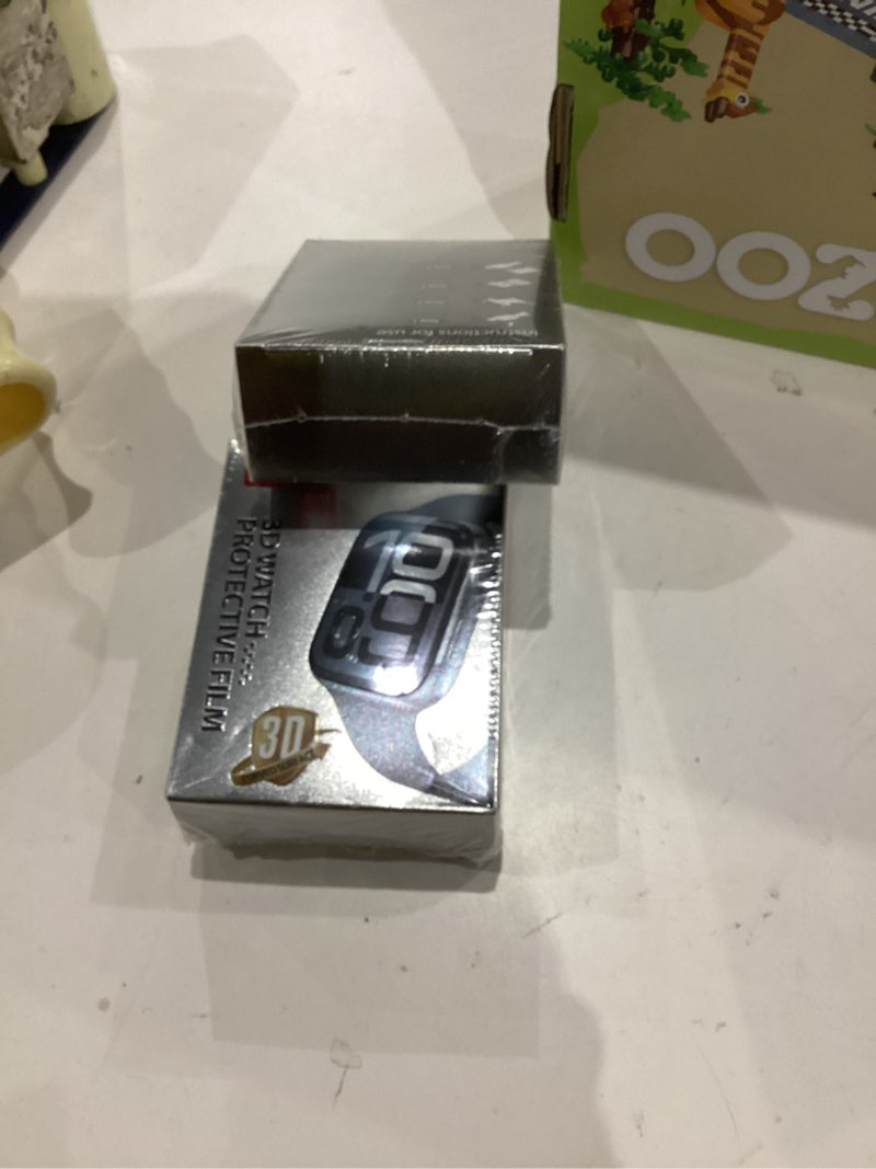 Condition photo showing New/Like New for X-it for Apple Watch Series 7/8/9 45MM Screen Protector [Automatic Align Tech] Self-Healing,Flexible HD Transparent,Anti-Scratch,Bubble Free,Waterproof,Touch Sensitive [Non-Glass] 2 Packs 45 MM 2