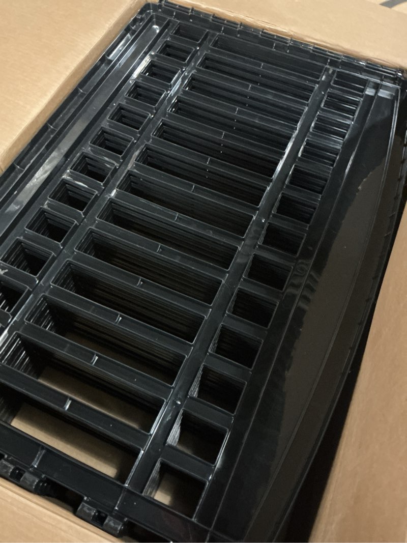 Condition photo showing Good Condition for iris usa dog playpen 24" 8-panel dog playpen – large puppy playpen indoor, 83.5 x 83.5 x 24, spacious dog play pen indoors for multiple puppies/small dogs, pet fence, black black 8 panel – 24" h