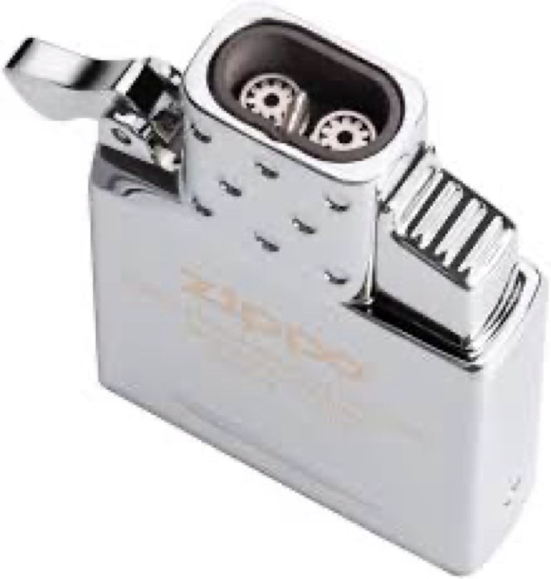 Zippo Butane Double Flame Insert - Windproof Lighter - Fire On Demand - Refillable - for Original Ca