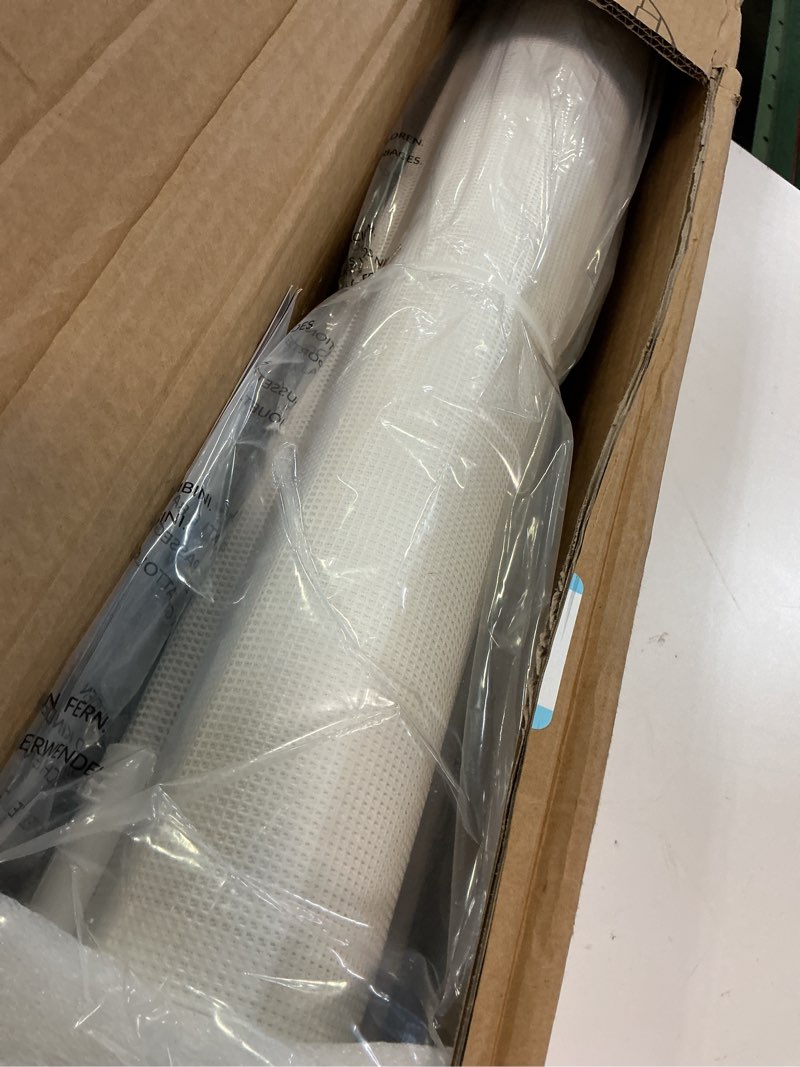 Condition photo showing Good Condition for 200" retractable baby gates extra wide for large opening, 41" extra tall retractable dog gate pet gates, long child safety mesh gate with fiberglass rods for stairs, doorways, hallways, indoor/outdoor white 41" tall x 200" wide