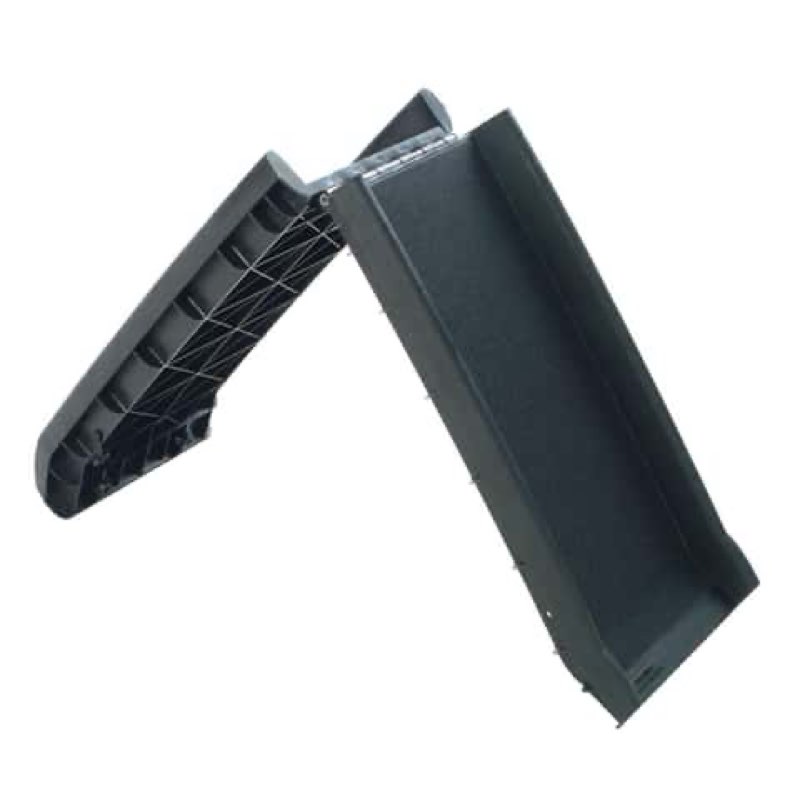 PetSafe Plastic Folding Pet Ramp Black 4 in. H X 16 in. W X 62 in. D