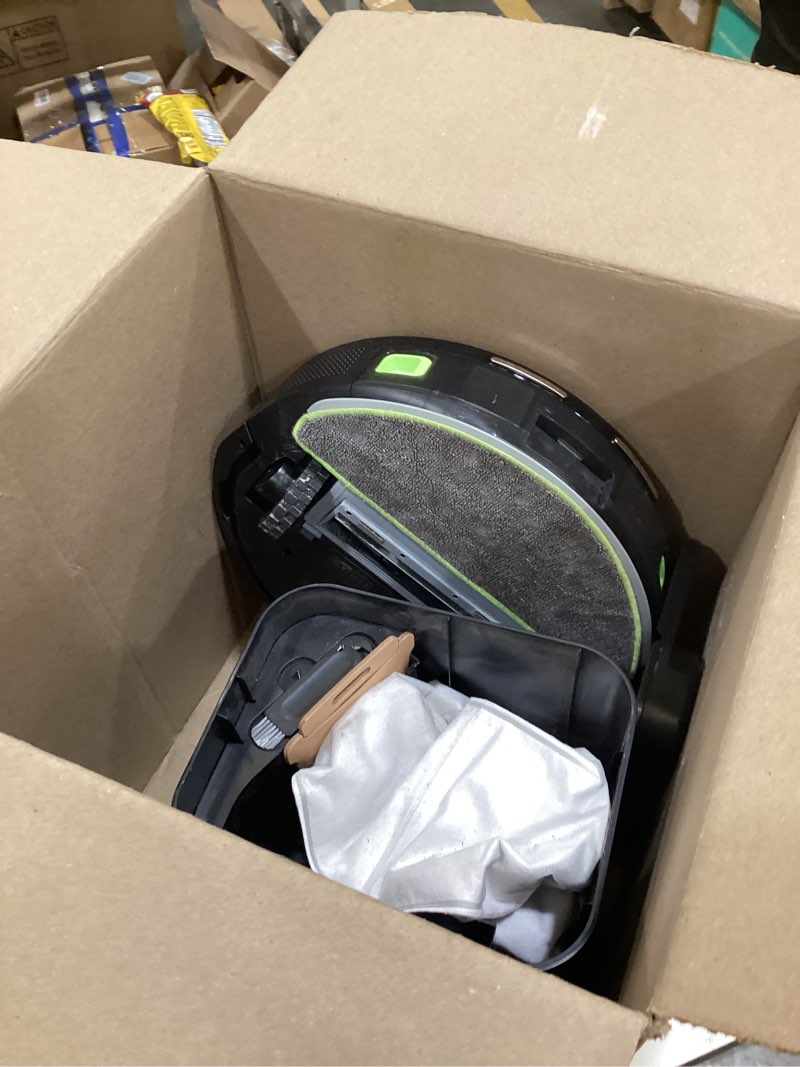 Condition photo showing Good Condition for iRobot Roomba 104 2in1 Vacuum & Mop Robot - Self-Empties for 75 Days, Intense Power-Lifting Suction, Vacuums All Floors, Ideal for Pet Hair, LiDAR Smart Navigation Mapping, Mops Hard Floors Roomba 104 Combo