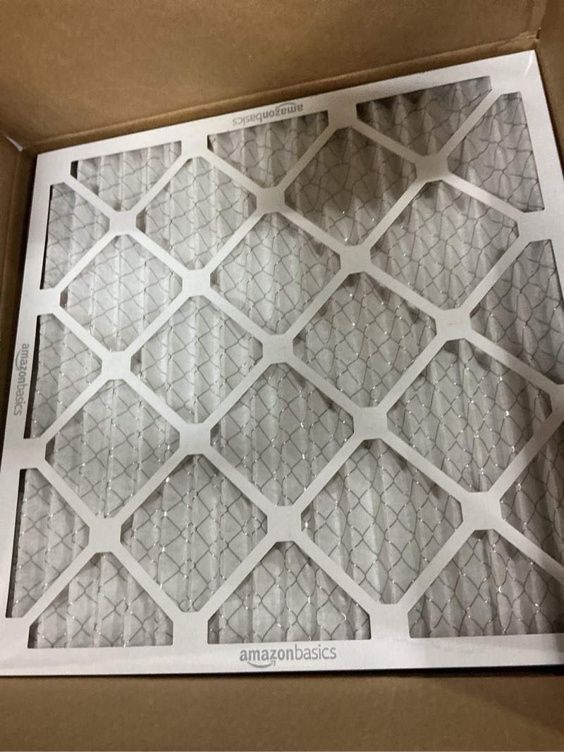 Condition photo showing Good Condition for amazon basics merv 5 ac furnace air filter, 20x20x1 inches, 6-pack (actual size: 19.75" x 19.75" x 0.75")