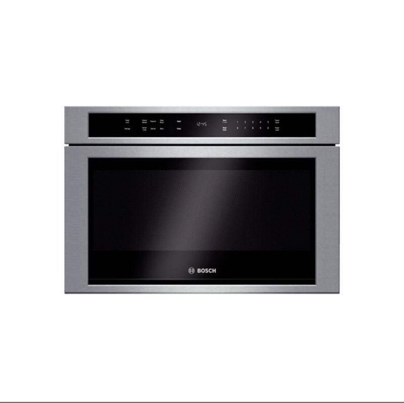 Bosch - 800 Series 1.2 Cu. Ft. Built-In Microwave Drawer - Stainless Steel