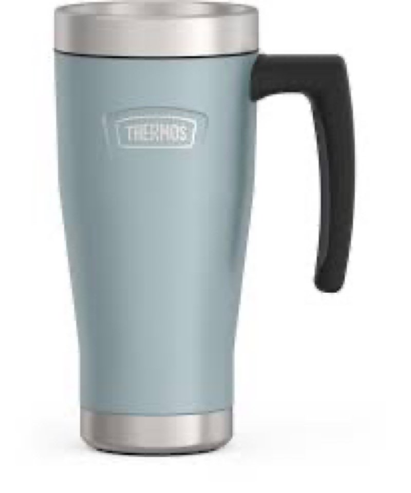 thermos icon series, stainless steel mug, glacier, 16 oz