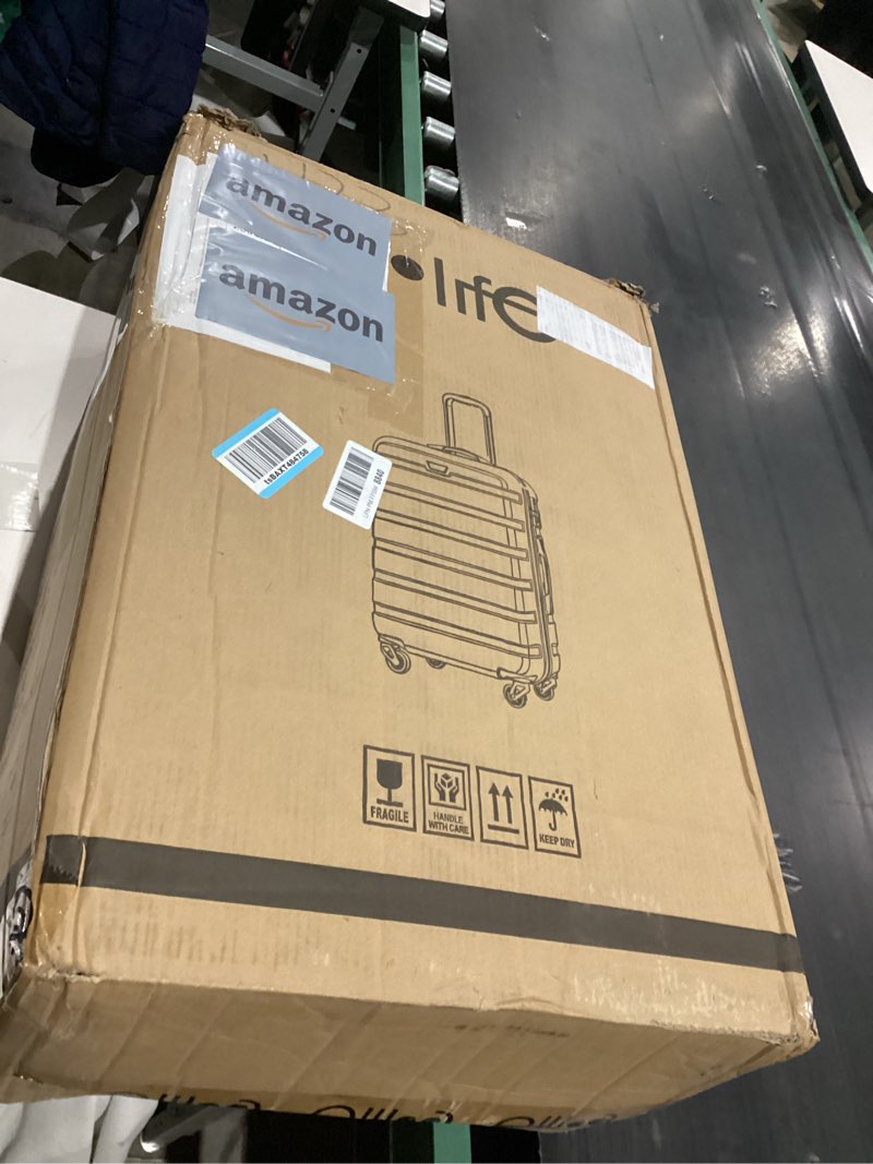 Coolife Luggage 3 Piece Set Suitcase Spinner Hardshell Lightweight TSA Lock