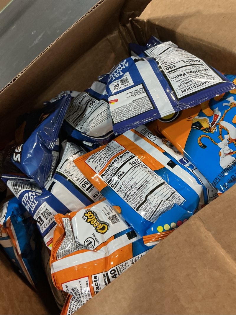 Condition photo showing Good Condition for (Use BY :06/17/2025) Frito-Lay Doritos & Cheetos Mix Variety Pack, 2.42 Pounds, (Pack of 40) Doritos & Cheetos Mix 40 Count (Pack of 1)