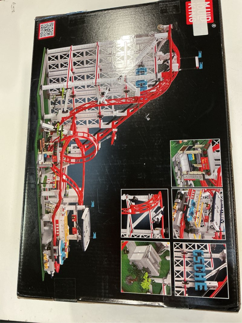 Condition photo showing New/Like New for Sosuy Bumper-Boat Ride Building Blocks Set, 2044+ Pcs Amusement Park Model with Motor Remote Control, STEM Engineering Toy for Boys Adults, Teens, Girls, Creative City for Collectors Blue