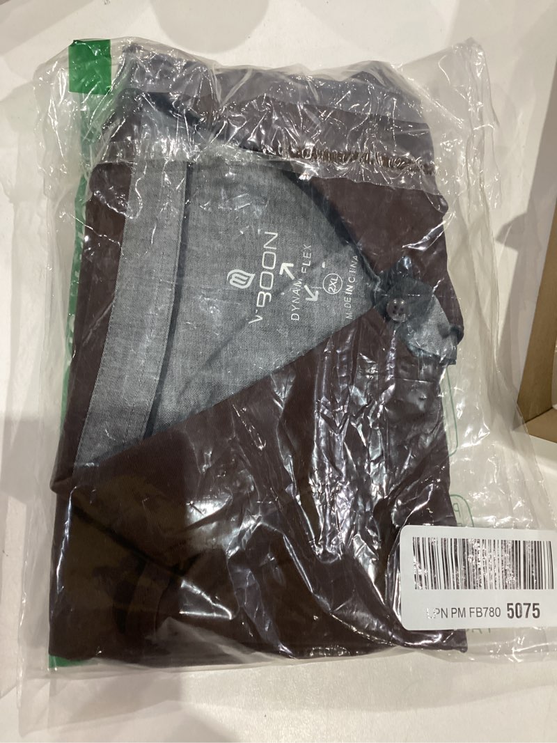 VEBOON Polo Shirts for Men Short Sleeve Cotton Blend Performance Moisture Wicking Stretch Plain Polo