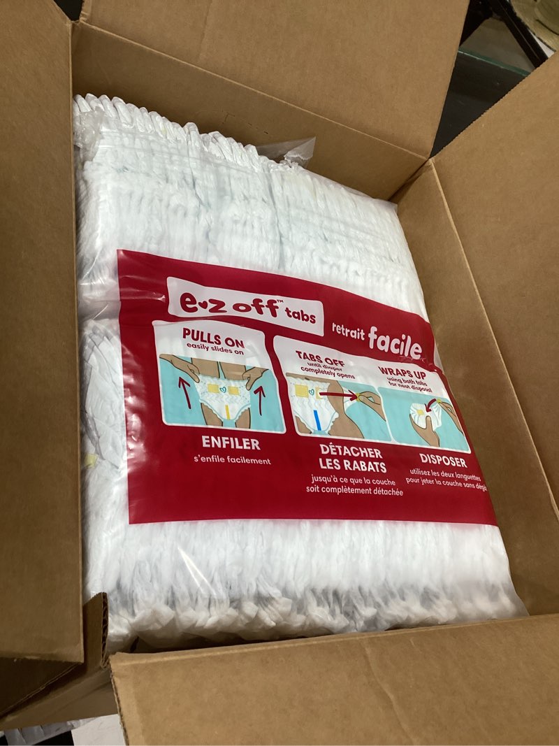 Condition photo showing As Is for Pampers Diapers - Swaddlers 360° - Size 3, 156 Count, up to 100% Leakproof Comfy Dry Fit, Designed for Easy Changes, Pull On Baby Diaper (Packaging May Vary) Size 3 156