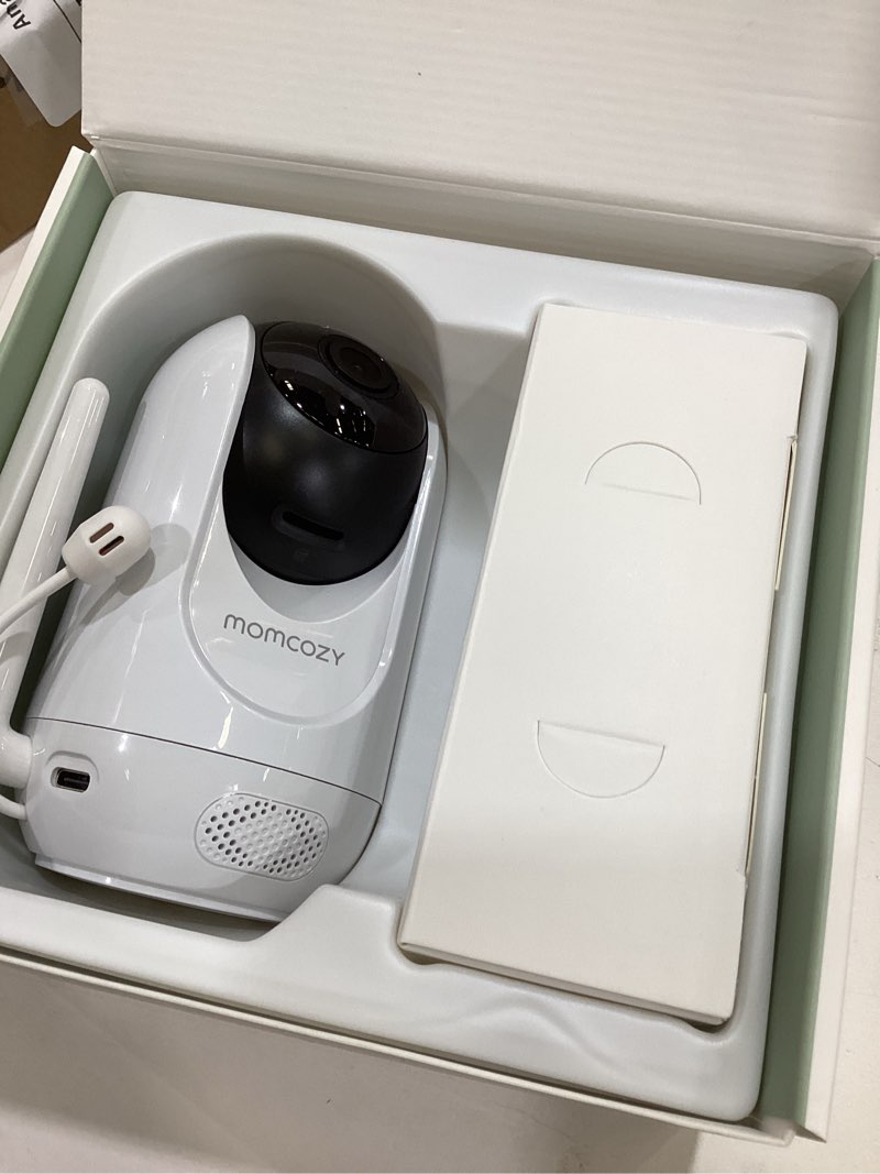 Condition photo showing Good Condition for Momcozy Smart WiFi Baby Monitor, APP Control Baby Monitor with Camera & Audio, Danger Zone Alert, Motion & Cry Detection, 1080P Night Vision, 2-Way Talk, Photo & Video Recording (Compatible With BM04) BM04 Camera