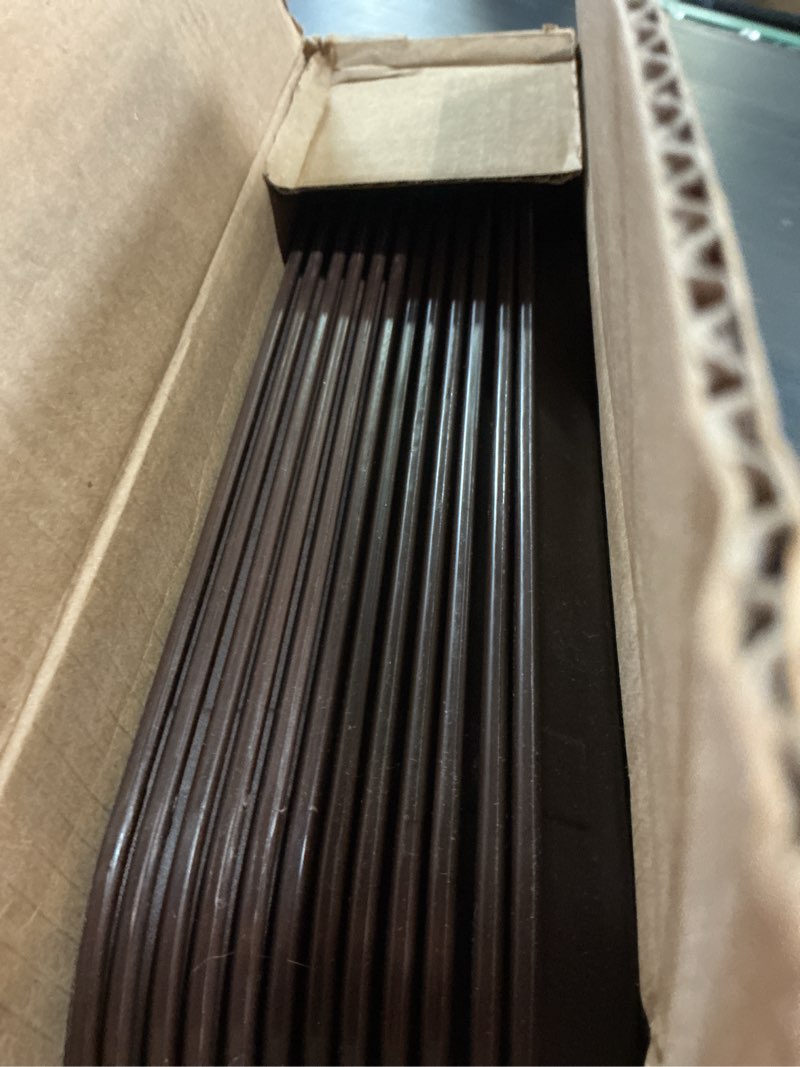 Condition photo showing New/Like New for carlisle foodservice products cafe cafeteria tray meal tray, fast food tray with patterned surface for cafeterias, fast food, and dining room, plastic, 14 x 18 inches, chocolate, (pack of 12) chocolate 14" x 18"