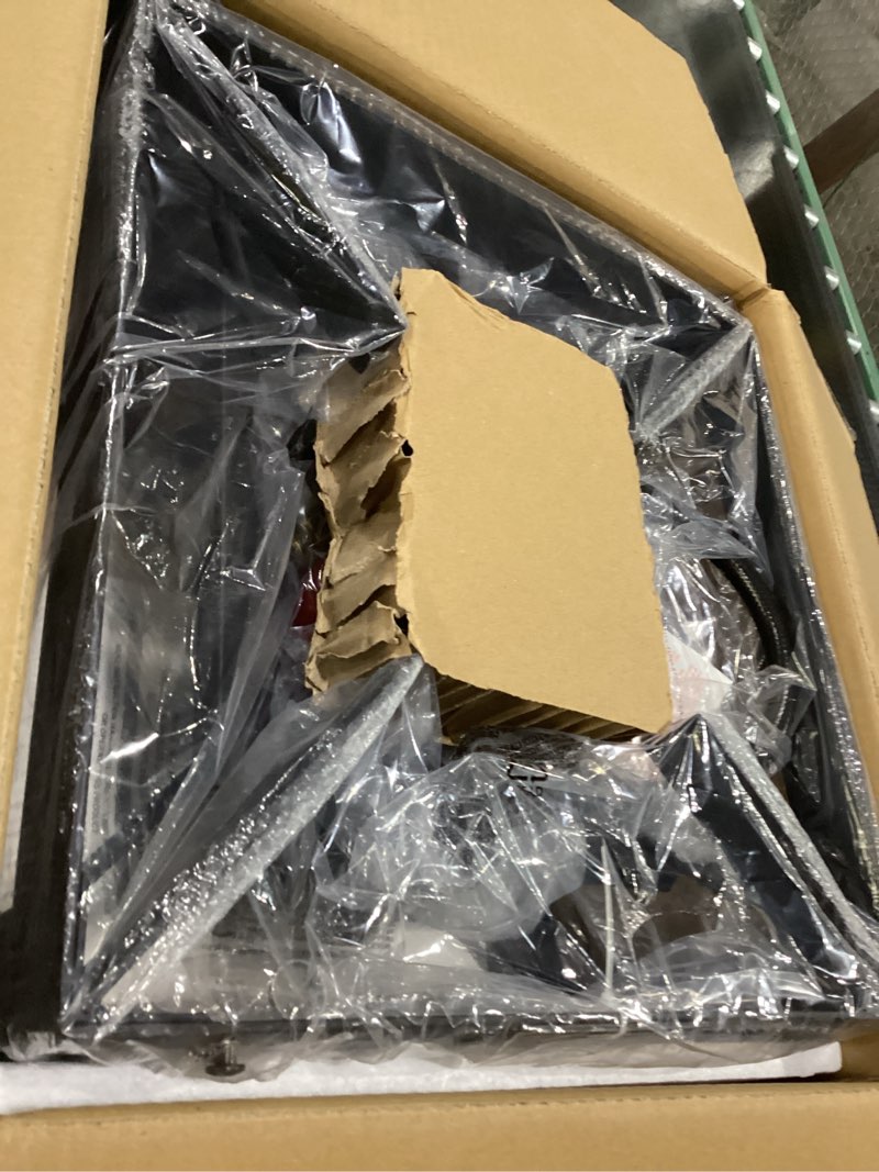 Condition photo showing As Is for FIRE RIOT Deluxe double jet burner with side table 