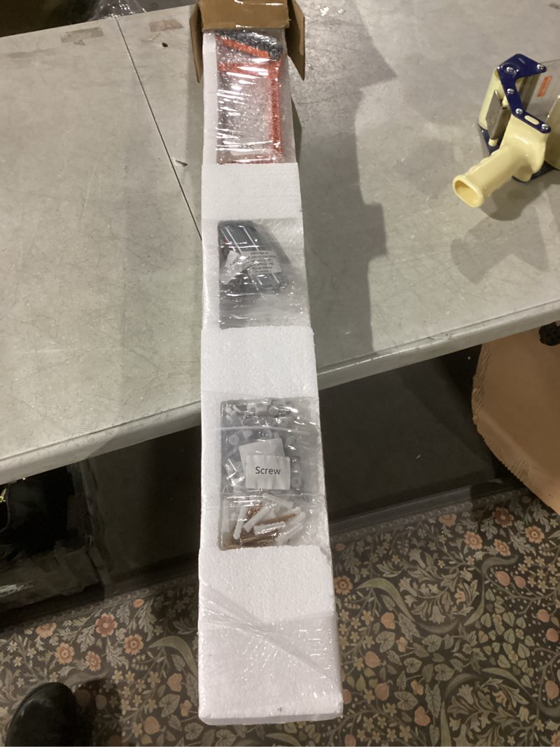 Condition photo showing Good Condition for Curtain Track, Ceiling Curtain Track for Room Divider, Ceiling Mount Rail Set with Roller Hooks, White, 6ft - 9ft white 6ft - 9ft