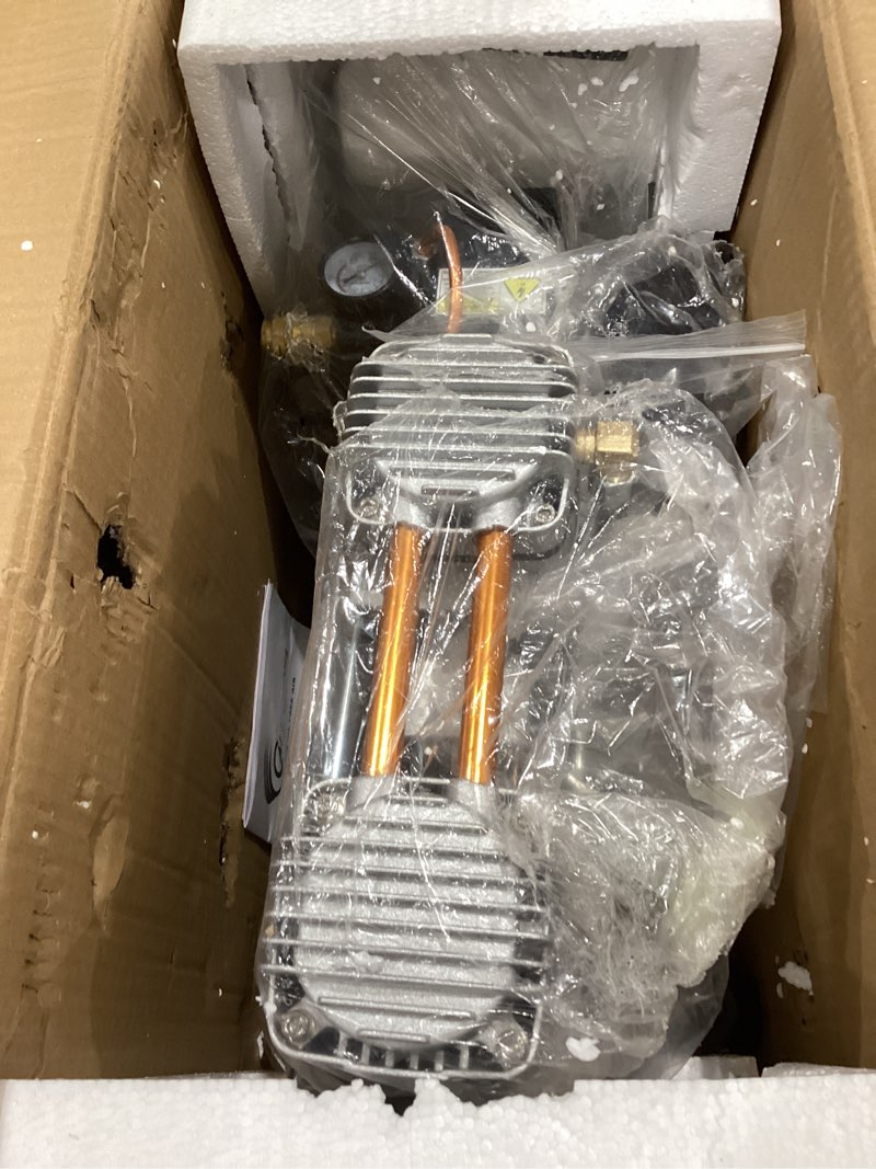 Condition photo showing Good Condition for california air tools cat-4710w 1.0 hp quiet and oil-free air compressor with wheels, 4.7 gallon steel tank, 75 dba noise level, lightweight 4.7 gallon steel, wheels