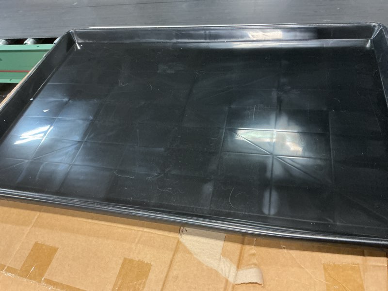 Condition photo showing As Is for plastic pets replacement pan for dog crate (36x24in)