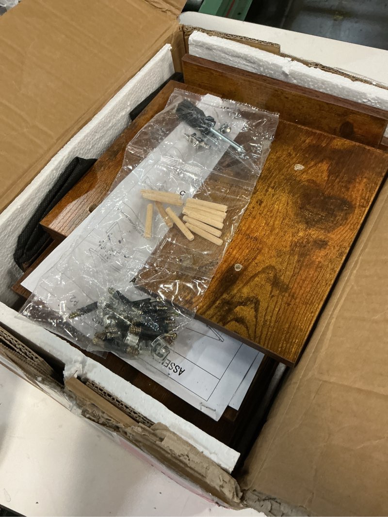 Condition photo showing Good Condition for Monitor Riser for 3 Monitors, Dual Monitor Stand for Desk, Triple Monitor Stand with Drawer, Dual Monitor Stand with Storage, Extra Long Triple Monitor Riser up to 52", Angle Adjustable