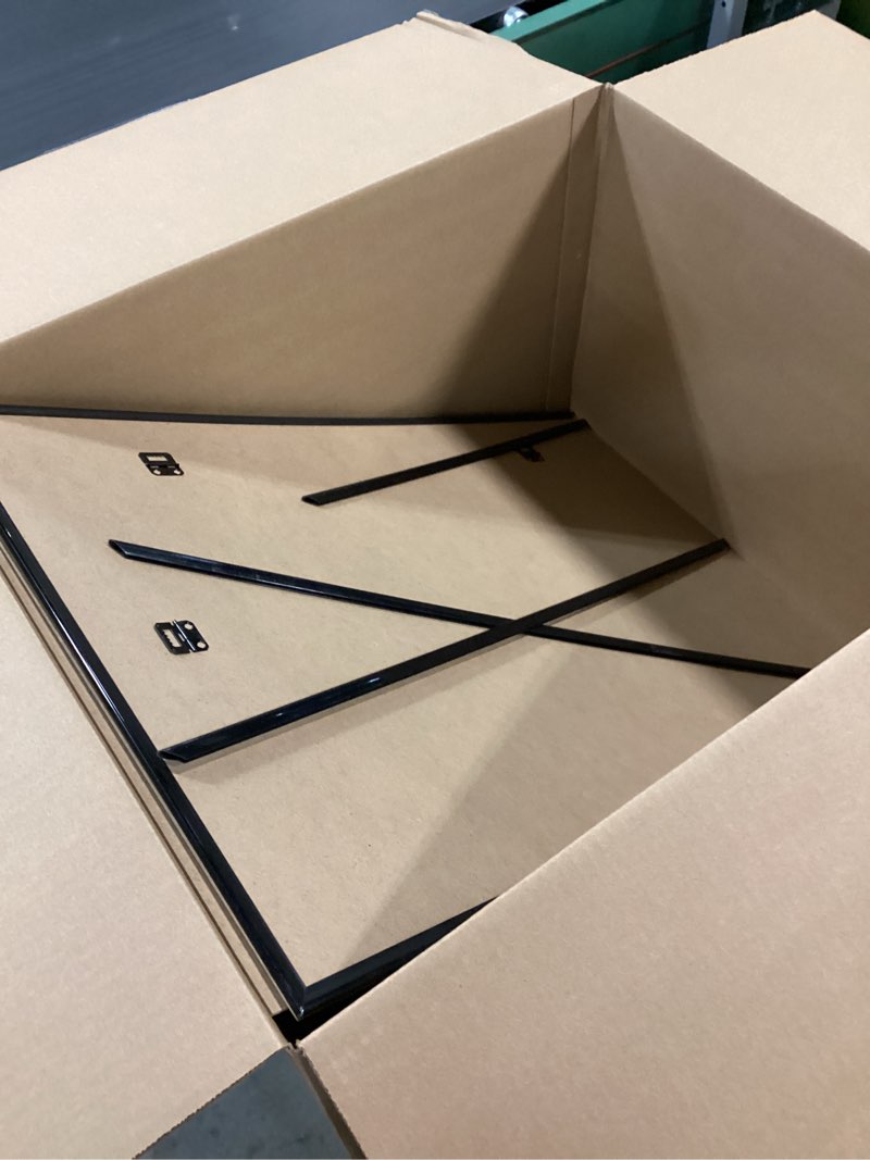 Condition photo showing As Is for upsimples 20x30 Picture Frame Black 3 Pack, Scratch-Proof Poster Frames 20 x 30 for Photo Gallery - Slide-In Strips, Horizontal or Vertical Wall Mounting Black 20x30