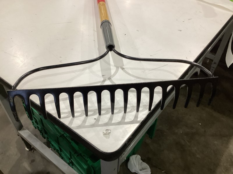 Condition photo showing Good Condition for craftsman 15-in welded steel lawn rake with wood handle