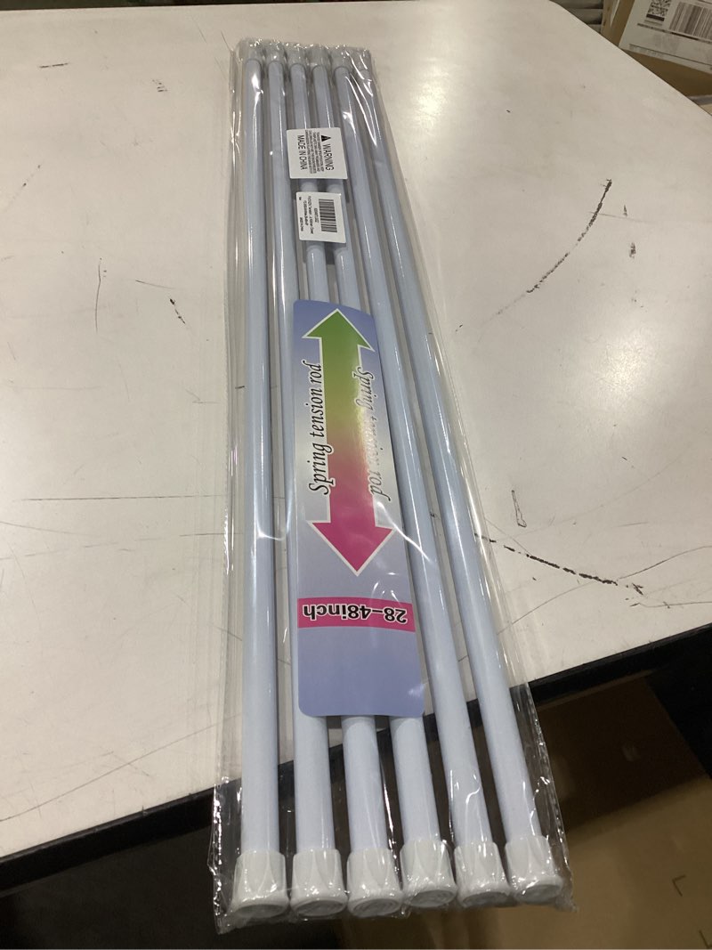 Fvonzn tensionkitchen closet spring tention rod (28-48in)