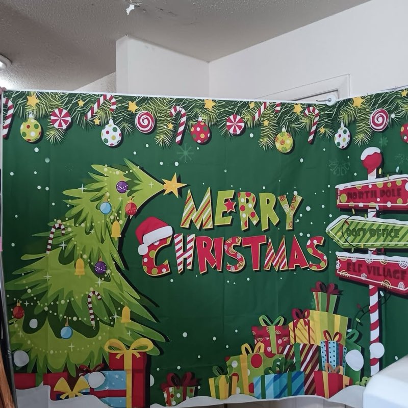 40" X 60" Whoville Bent Christmas Tree Banner