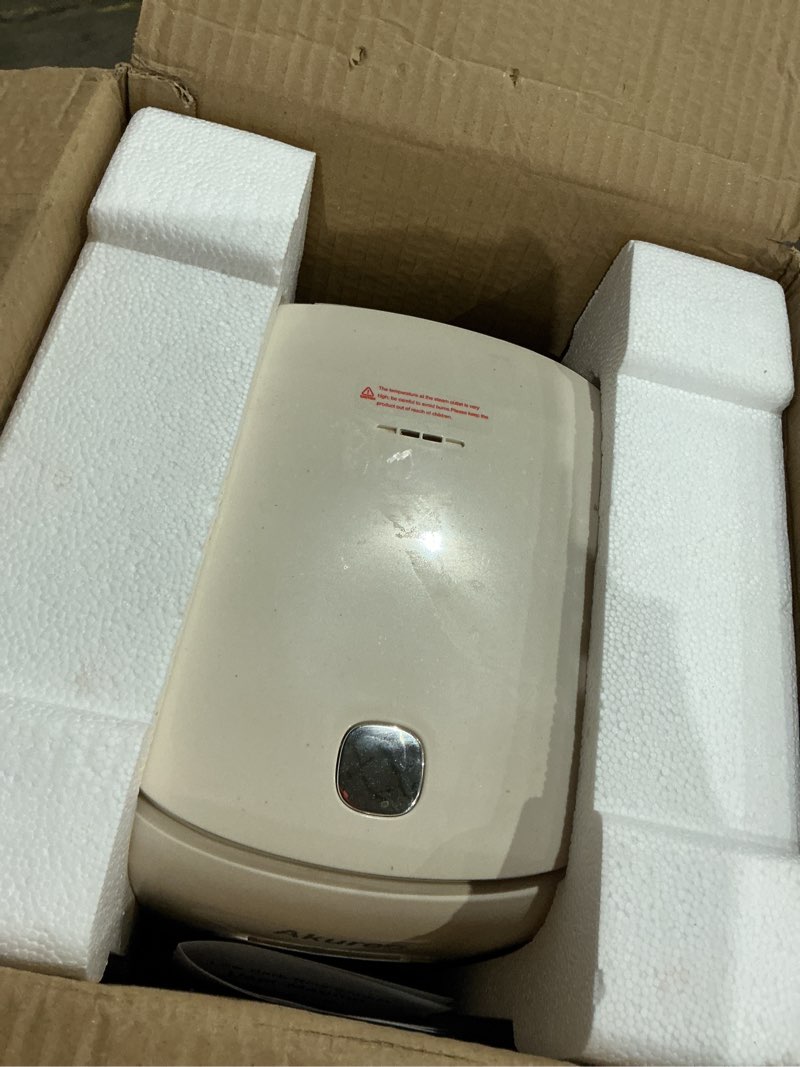 Condition photo showing As Is for 5-cup (2.5l) low-sugar rice cooker with 304 stainless steel inner pot, healthy for households of 2-3 people, office workers, and people on diets