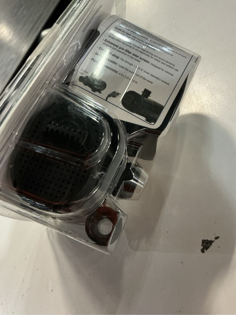 Condition photo showing Good Condition for pond boss 300 gph submersible and in-line water pump for hydroponics, aquaponics, fountains, and freshwater aquariums – adjustable flow, quiet operation, includes tubing adapters