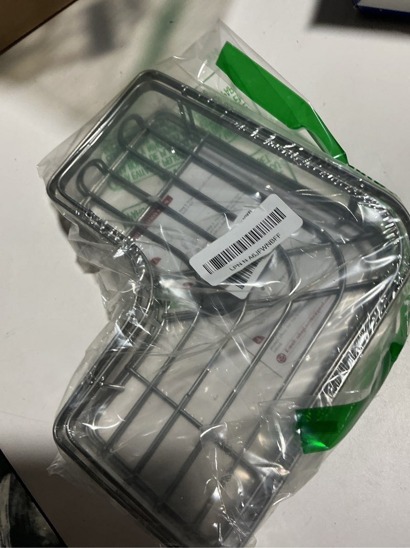 Condition photo showing Good Condition for corner shower caddy - 2 pack, adhesive shower organizers, rustproof stainless steel shower shelves with 8 hooks, no drilling bathroom organizers and storage racks, space-saving, silver, medium silver medium