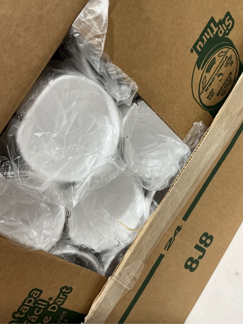 Condition photo showing Good Condition for dart - 8j8ct 8-ounce foam cup (case of 1000), white white 8 ounces