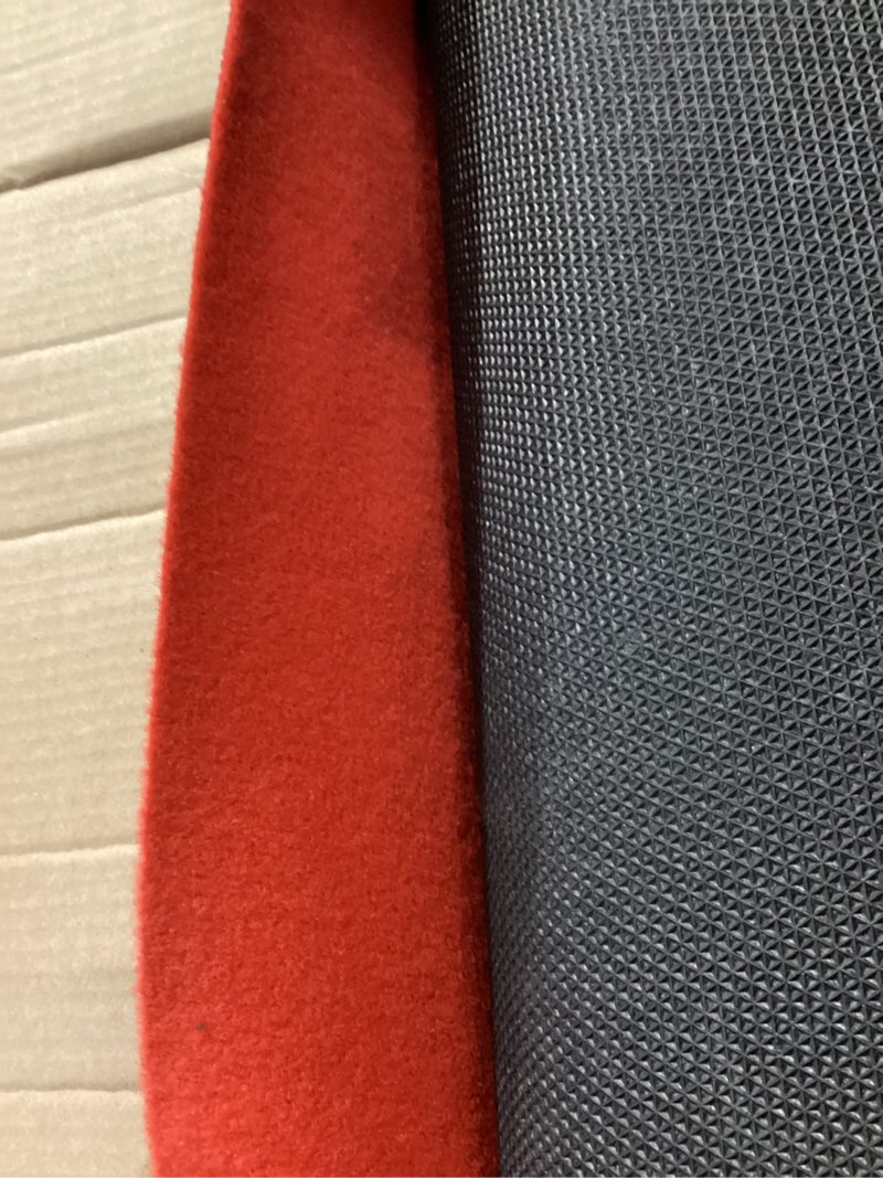 Condition photo showing As Is for chilewich utility mat red